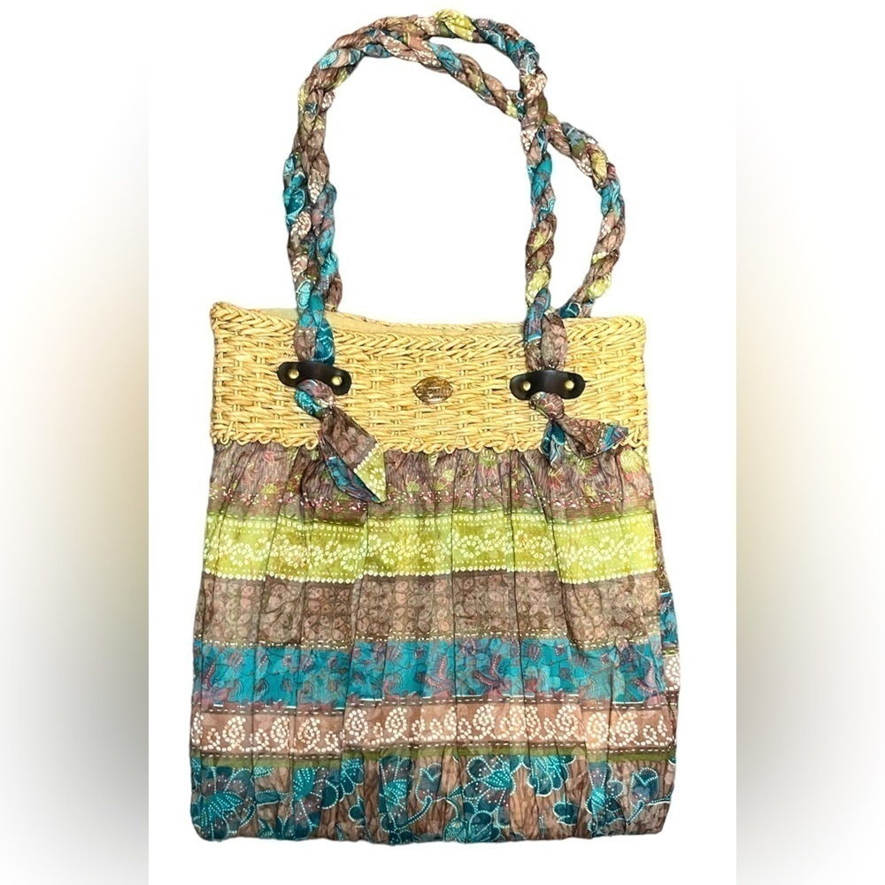 ***SALE***Capelli Strawworld Inc. Straw Tote/Purse Bag. Like New​​​​​​​​…